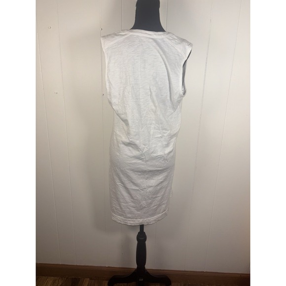 vineyard vines sleeveless white cotton dress casual shirt dress tunic‎ medium - Picture 2 of 10
